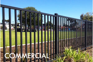 Flat Top Ornamental Steel Fence