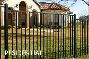 Flat Top Ornamental Steel Fence