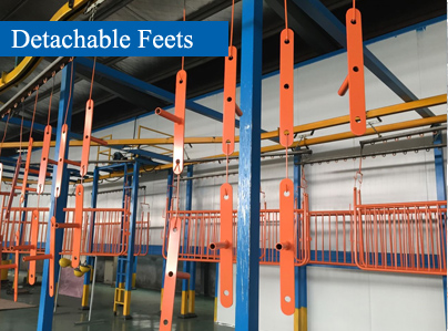 Powder Coated Crowd Control Barriers with Detachable Feets