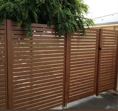 Aluminum Slat Fence