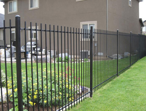 Rod Top Welded Ornamental Steel Fence