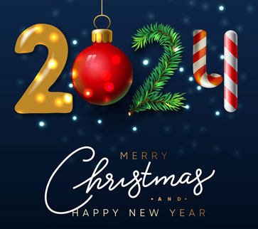 Merry Christmas and Happy New Year 2024